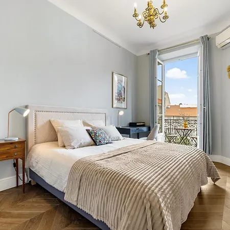 Apartman Renting - - Haussmann Luxury Sea Balcony Free Parking *