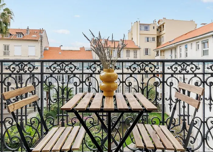Renting - - Haussmann Luxury Sea Balcony Free Parking アパート ニース